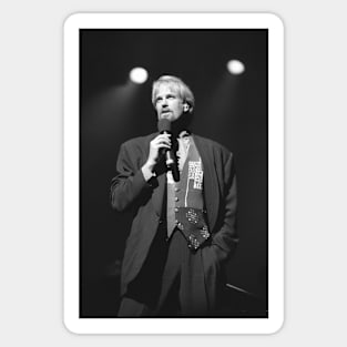 John Tesh BW Photograph Sticker